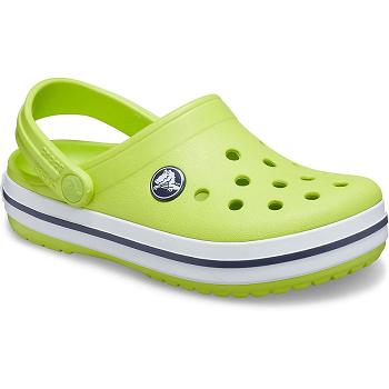 Crocs Crocband Clog Zelene - Detske Dreváky